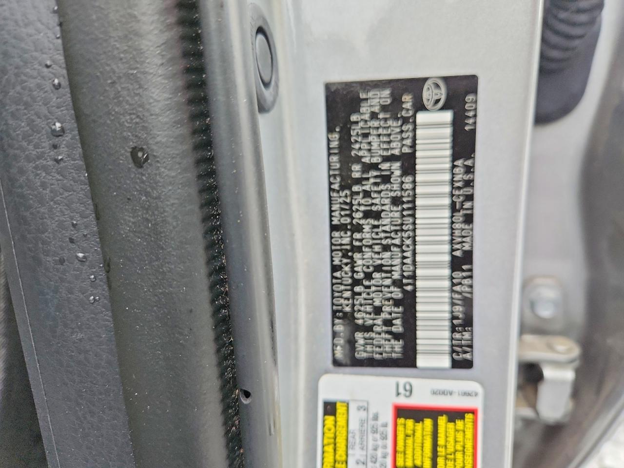2025 TOYOTA CAMRY
