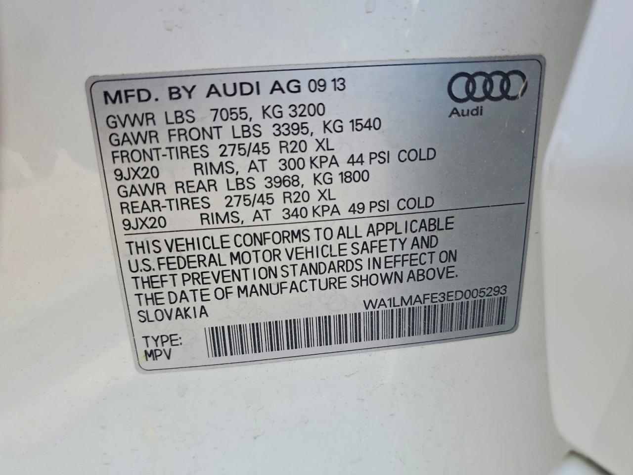 2014 AUDI Q7