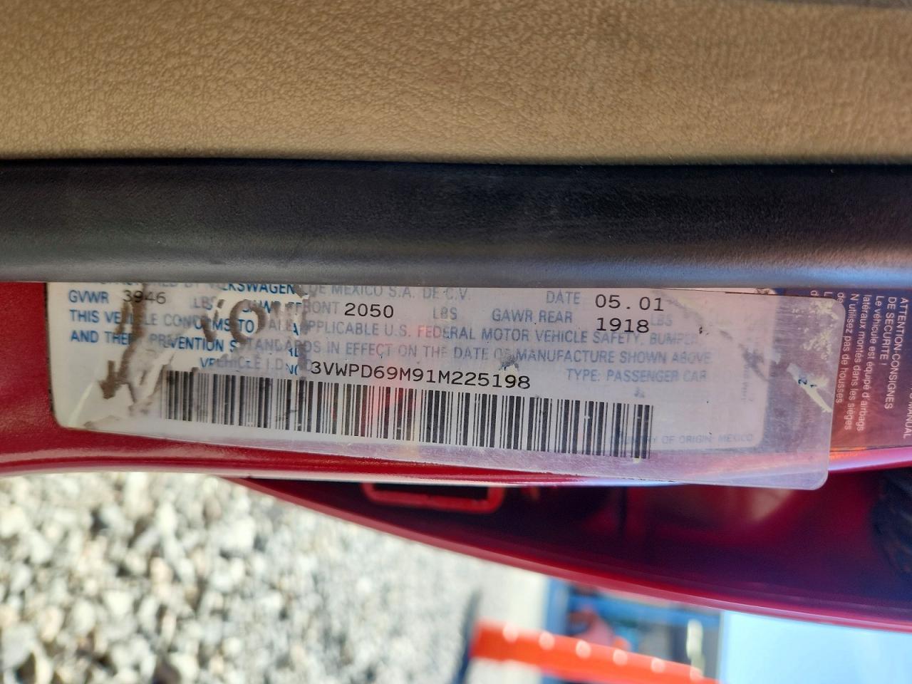 2001 VOLKSWAGEN JETTA