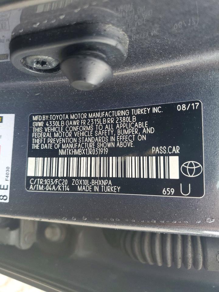 2018 TOYOTA C-HR