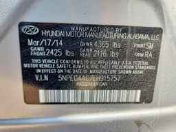 2014 HYUNDAI SONATA