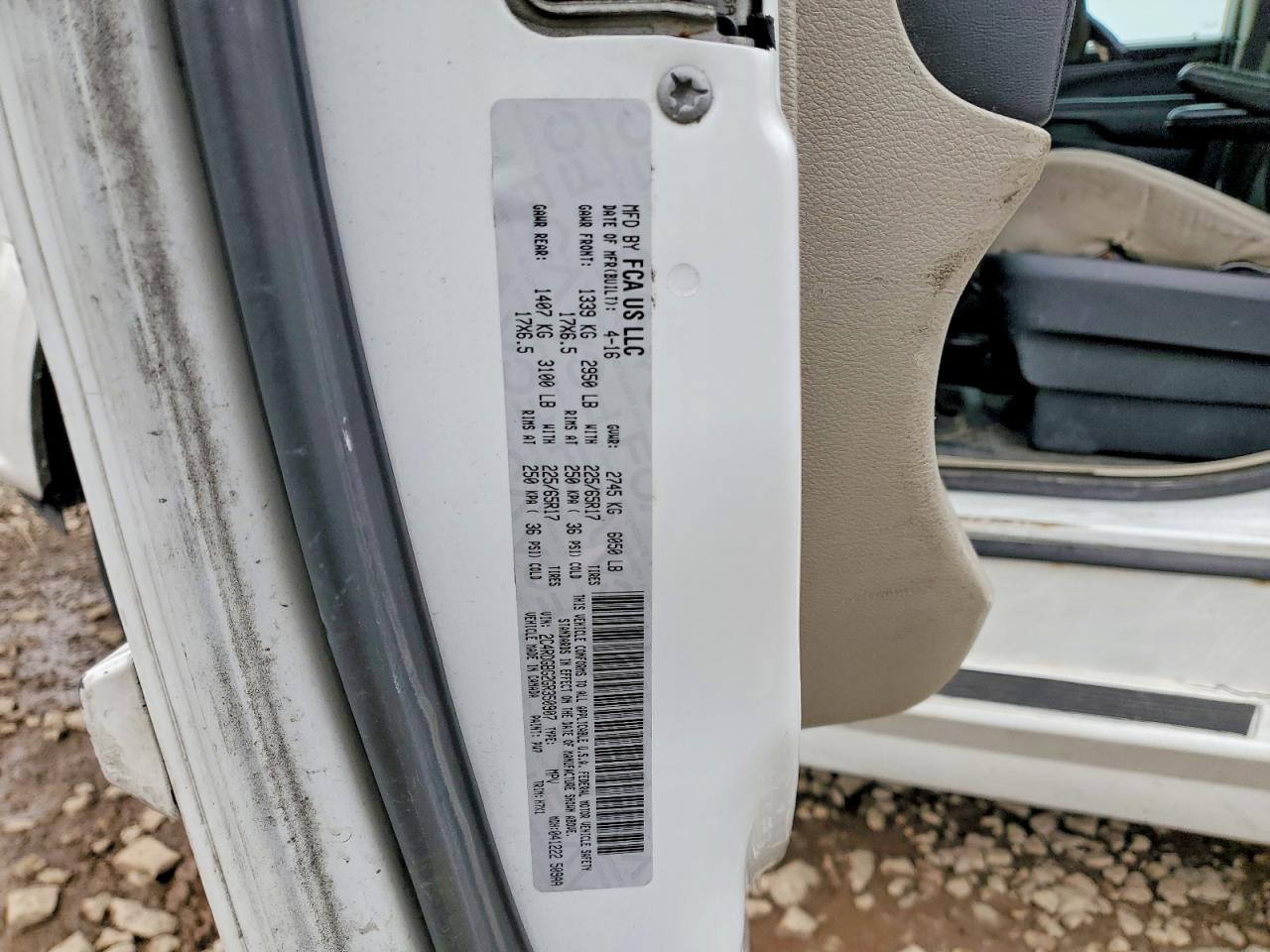 2016 DODGE GRAND CARAVAN