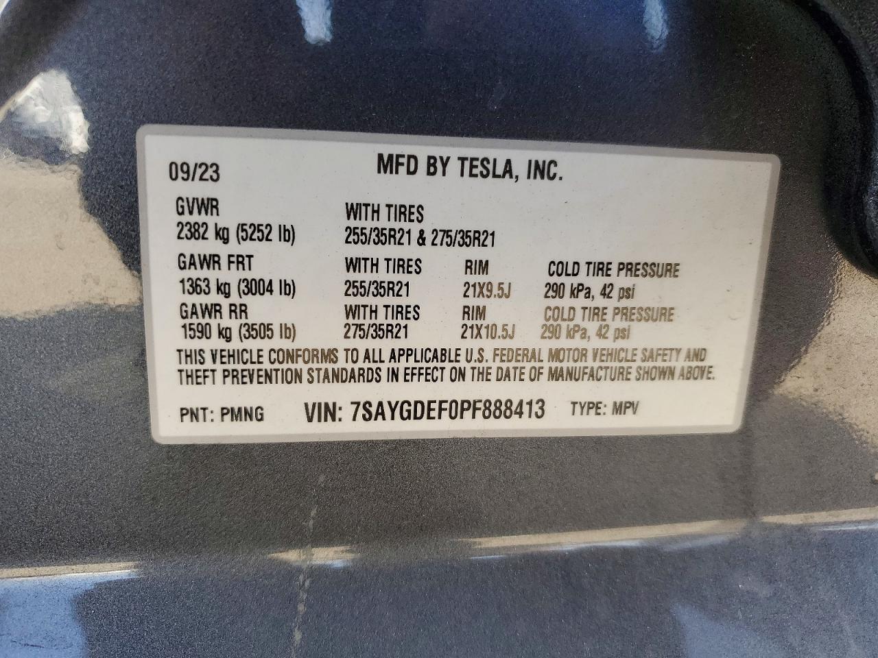 2023 TESLA MODEL Y