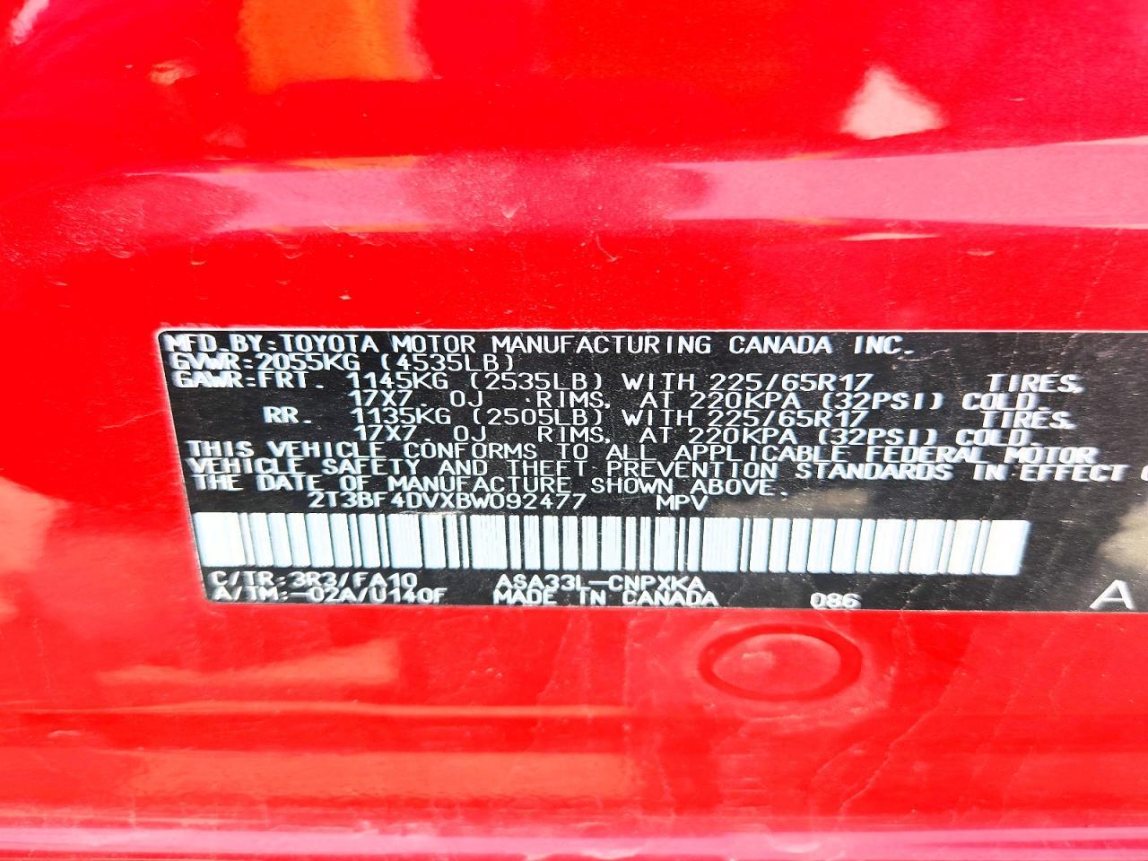 2011 TOYOTA RAV4