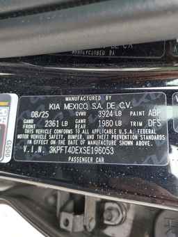 2025 KIA K4