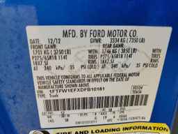 2013 FORD F-150 Lightning