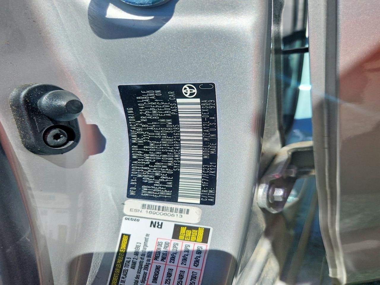 2024 TOYOTA COROLLA