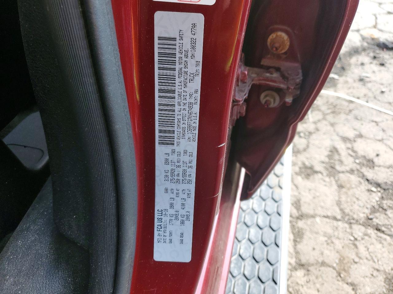 2019 RAM 1500