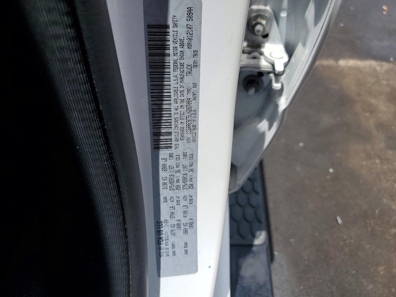 2020 RAM 1500