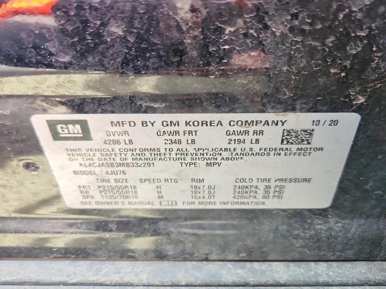 2021 BUICK ENCORE