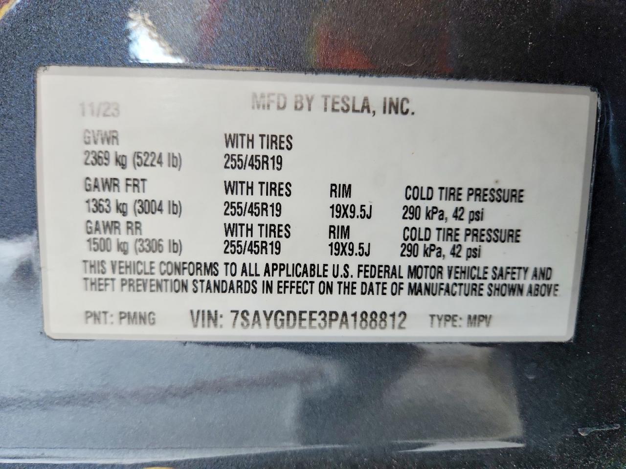 2023 TESLA MODEL Y