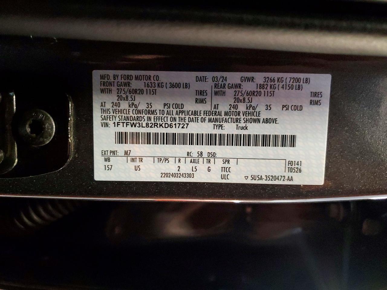 2024 FORD F-150