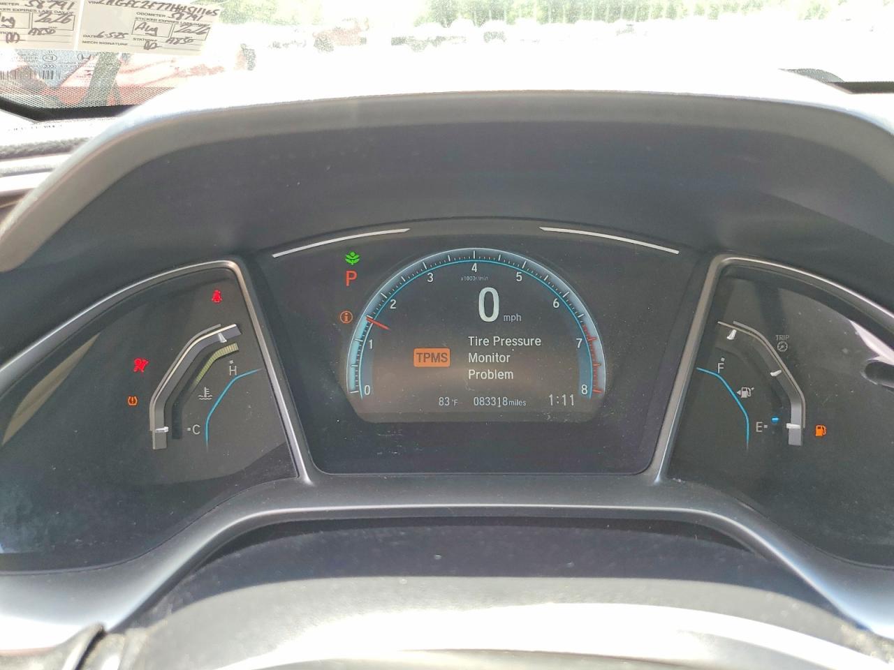 2017 HONDA CIVIC