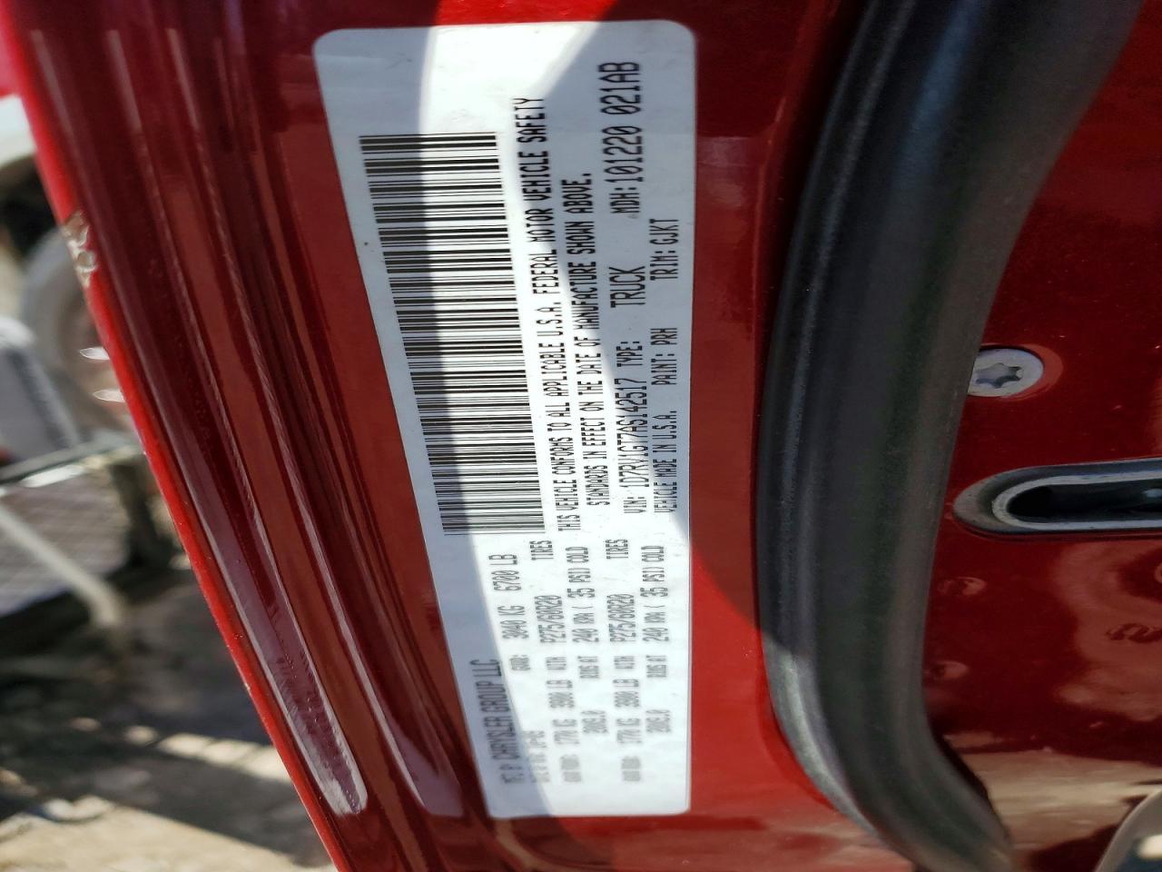 2010 DODGE RAM 1500