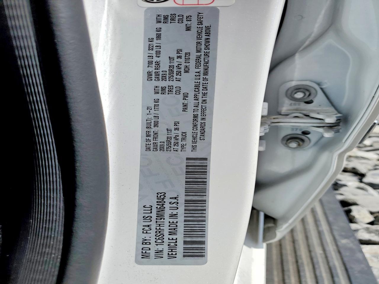 2021 RAM 1500