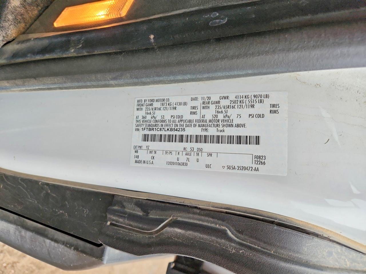 2020 FORD Transit