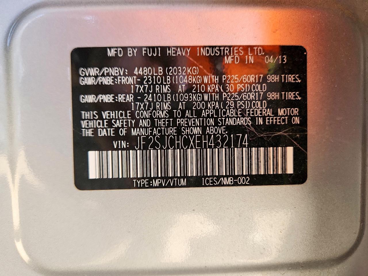 2014 SUBARU FORESTER