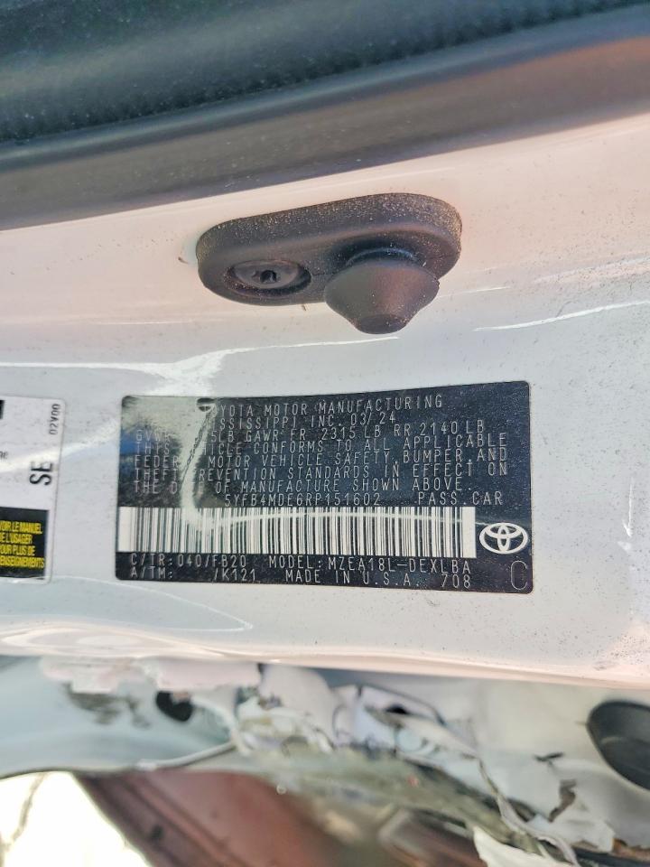 2024 TOYOTA COROLLA