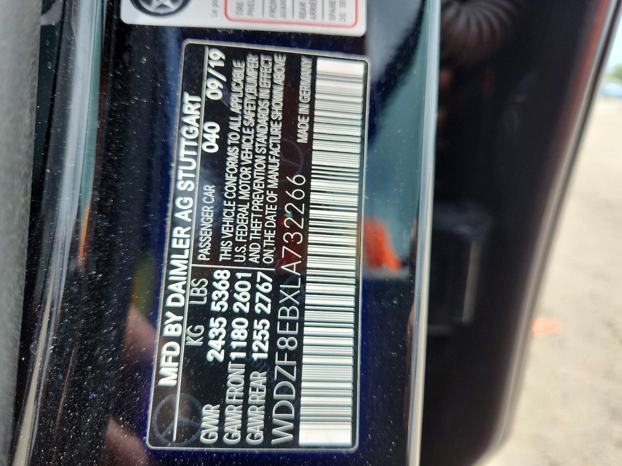 2020 MERCEDES-BENZ E-Class