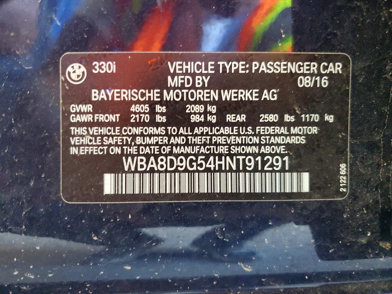 2017 BMW 3 SERIES