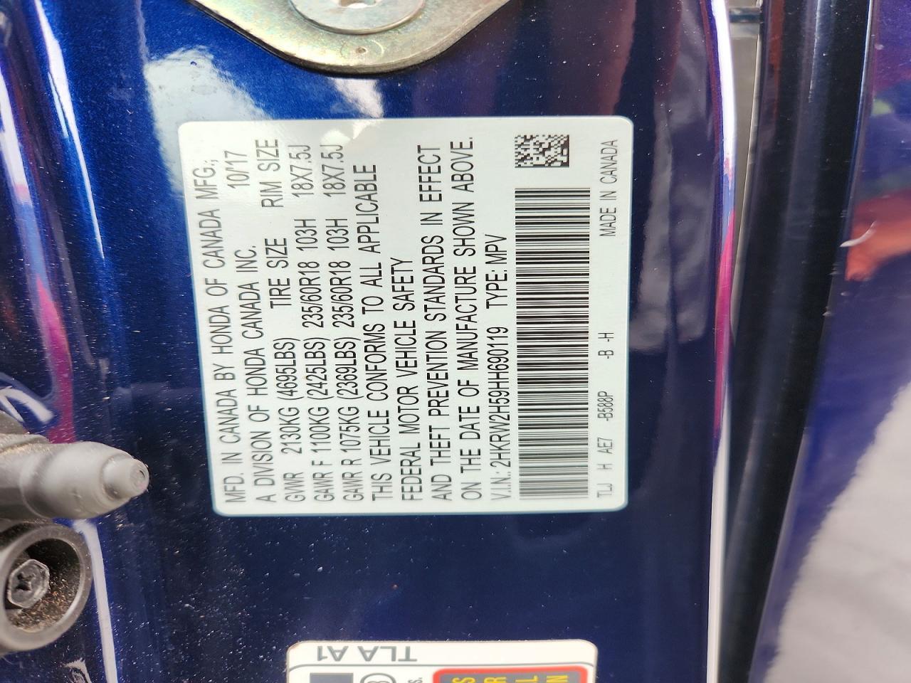 2017 HONDA CR-V