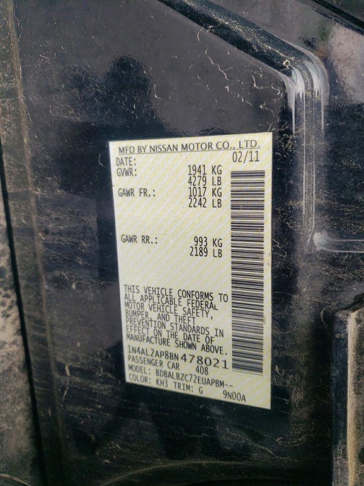 2011 NISSAN ALTIMA