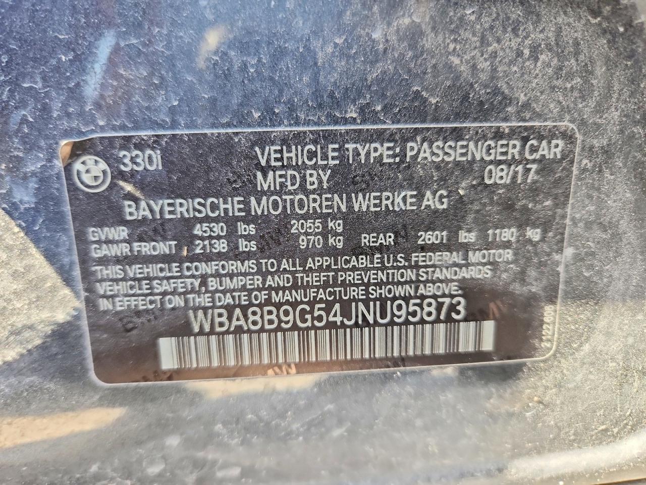 2018 BMW 3 SERIES