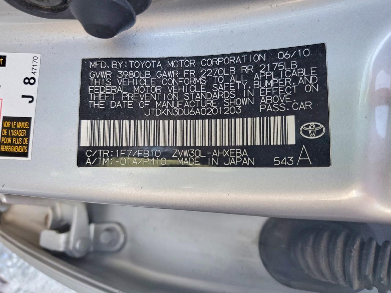 2010 TOYOTA PRIUS