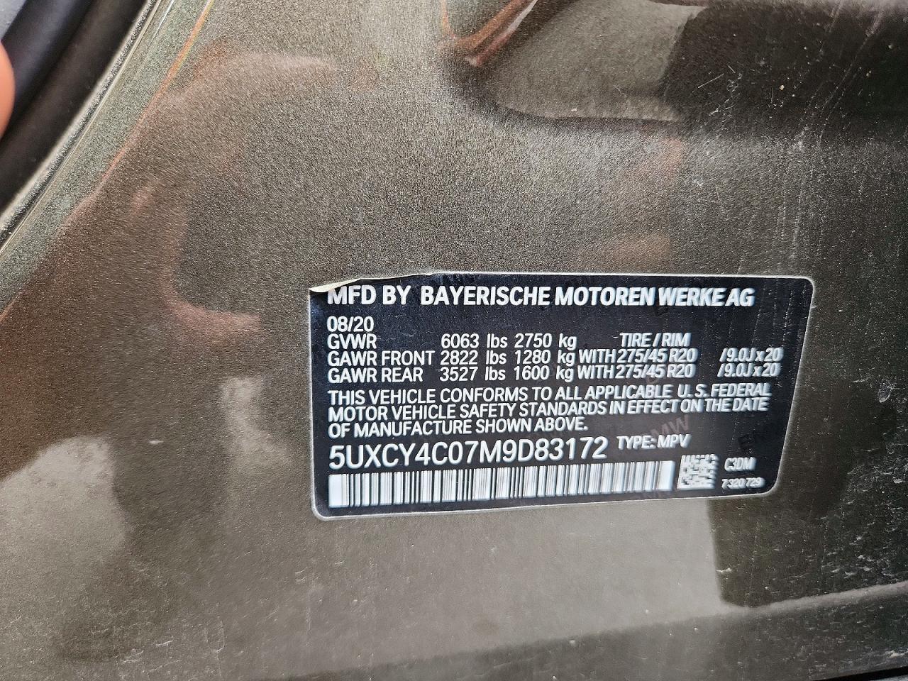 2021 BMW X6
