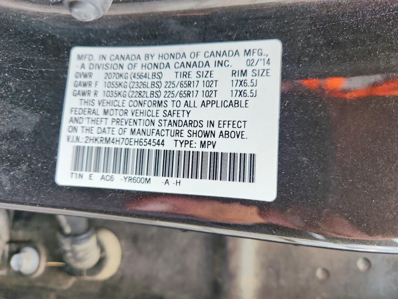 2014 HONDA CR-V