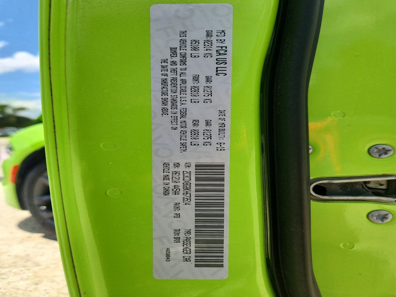 2019 DODGE CHARGER