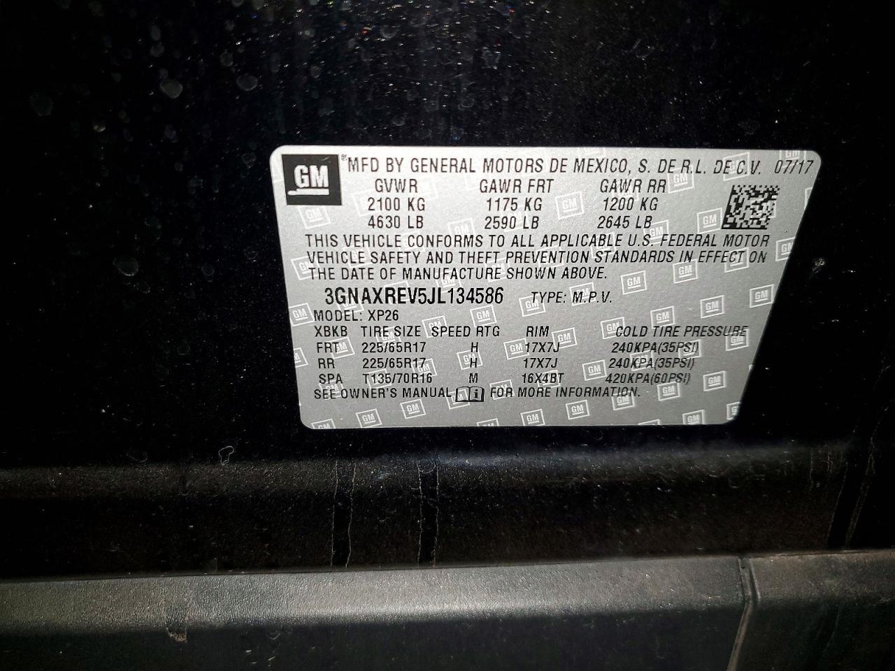 2018 CHEVROLET EQUINOX