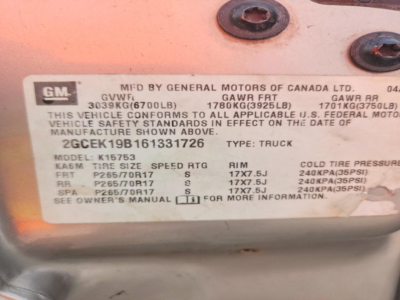 2006 CHEVROLET Silverado
