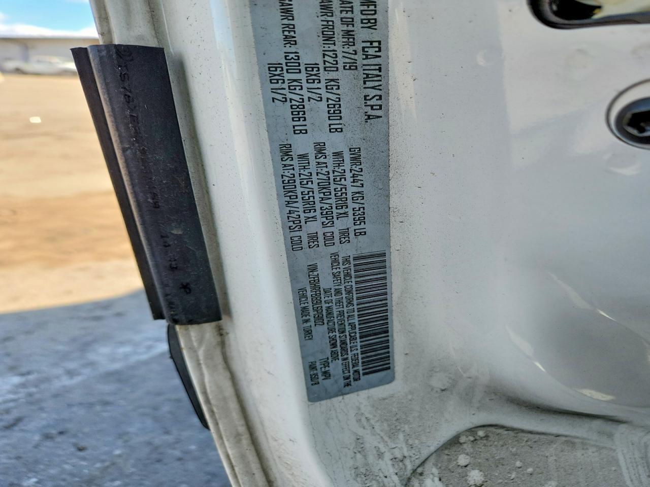 2020 RAM ProMaster City