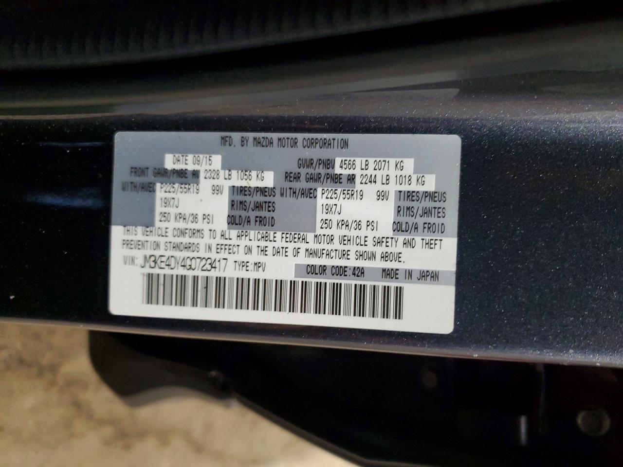 2016 MAZDA CX-5