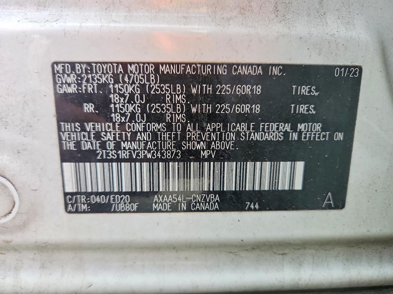 2023 TOYOTA RAV4