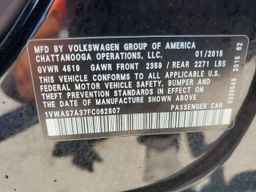2015 VOLKSWAGEN Passat