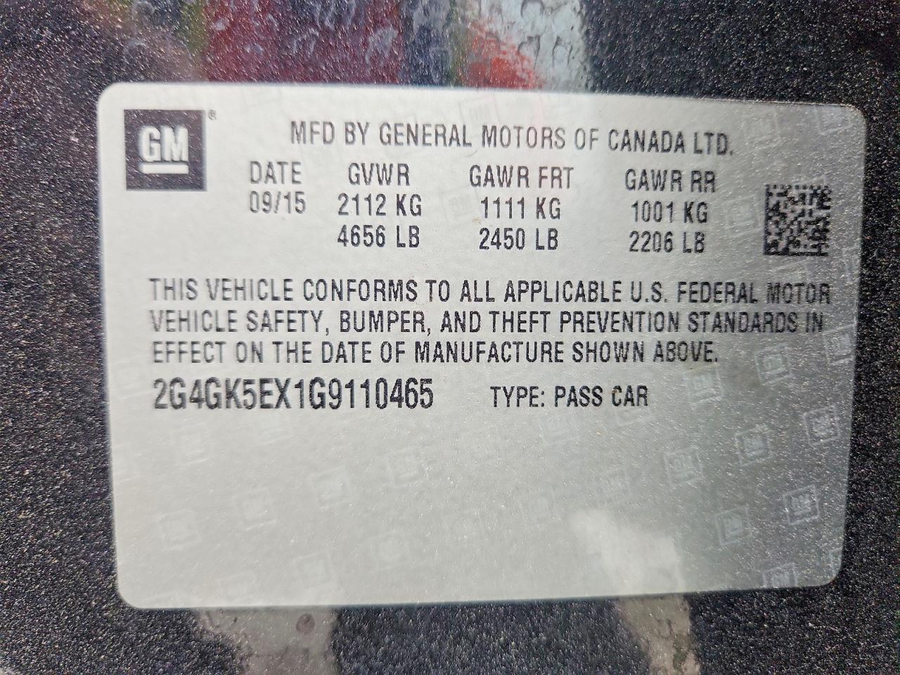 2016 BUICK Regal