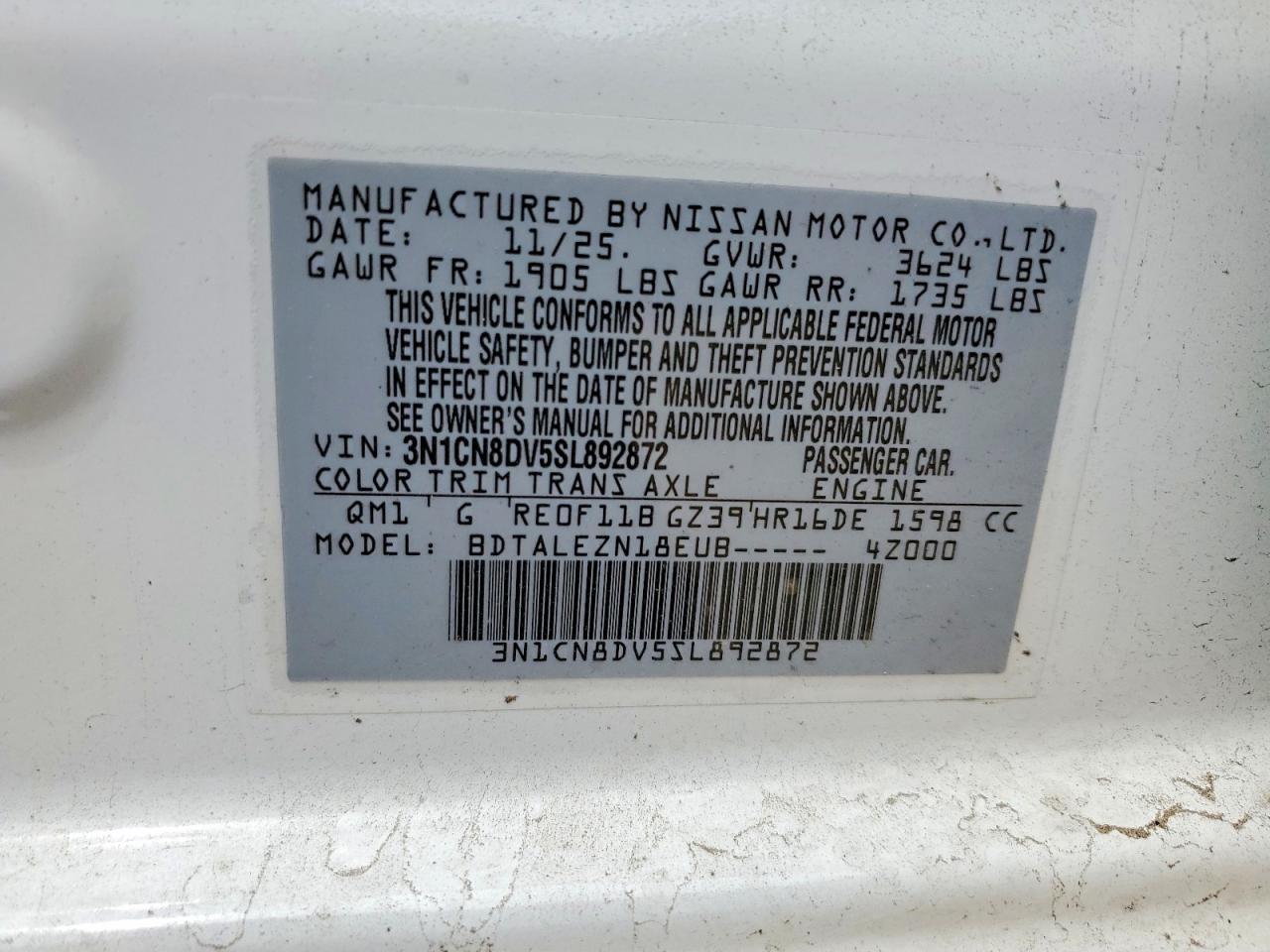 2025 NISSAN VERSA
