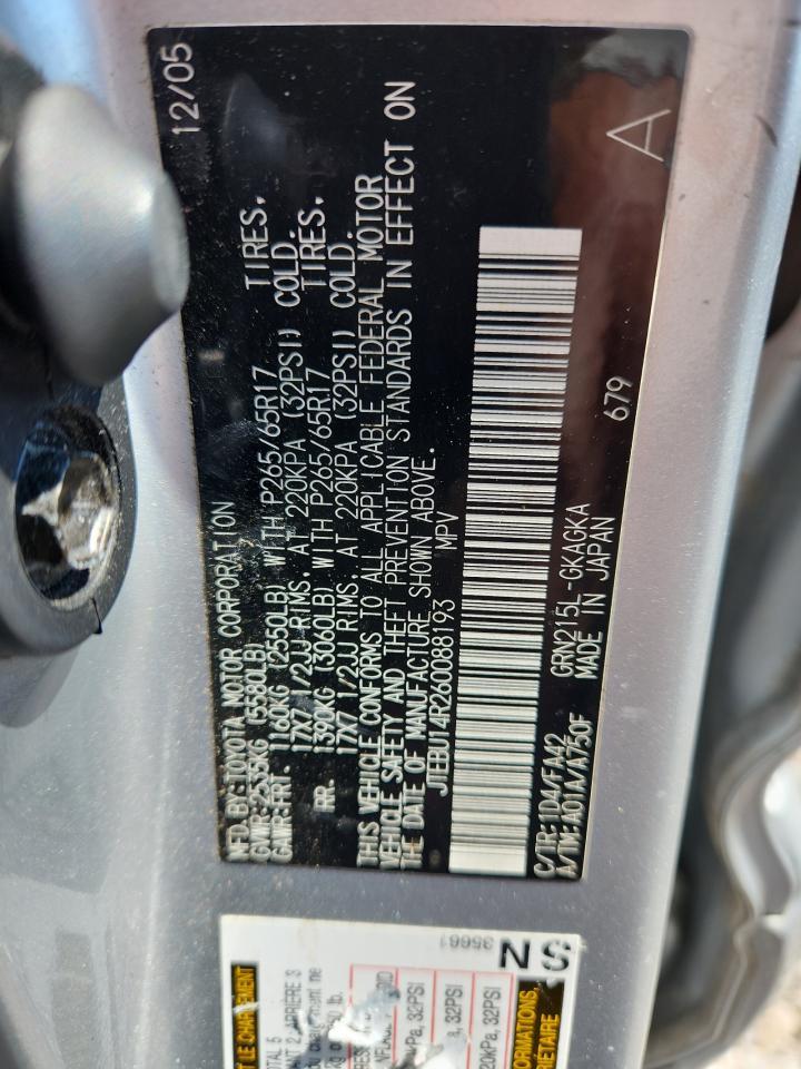 2006 TOYOTA 4Runner