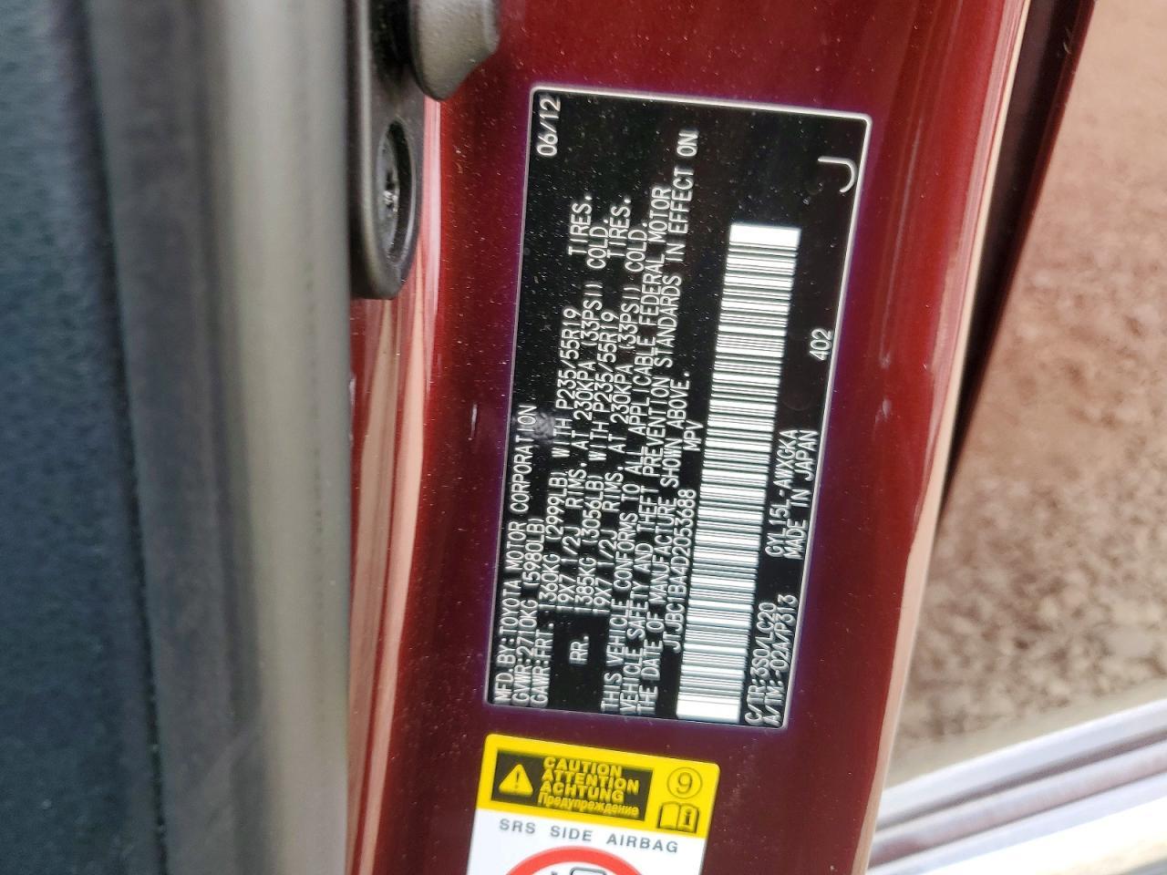 2013 LEXUS RX 450H