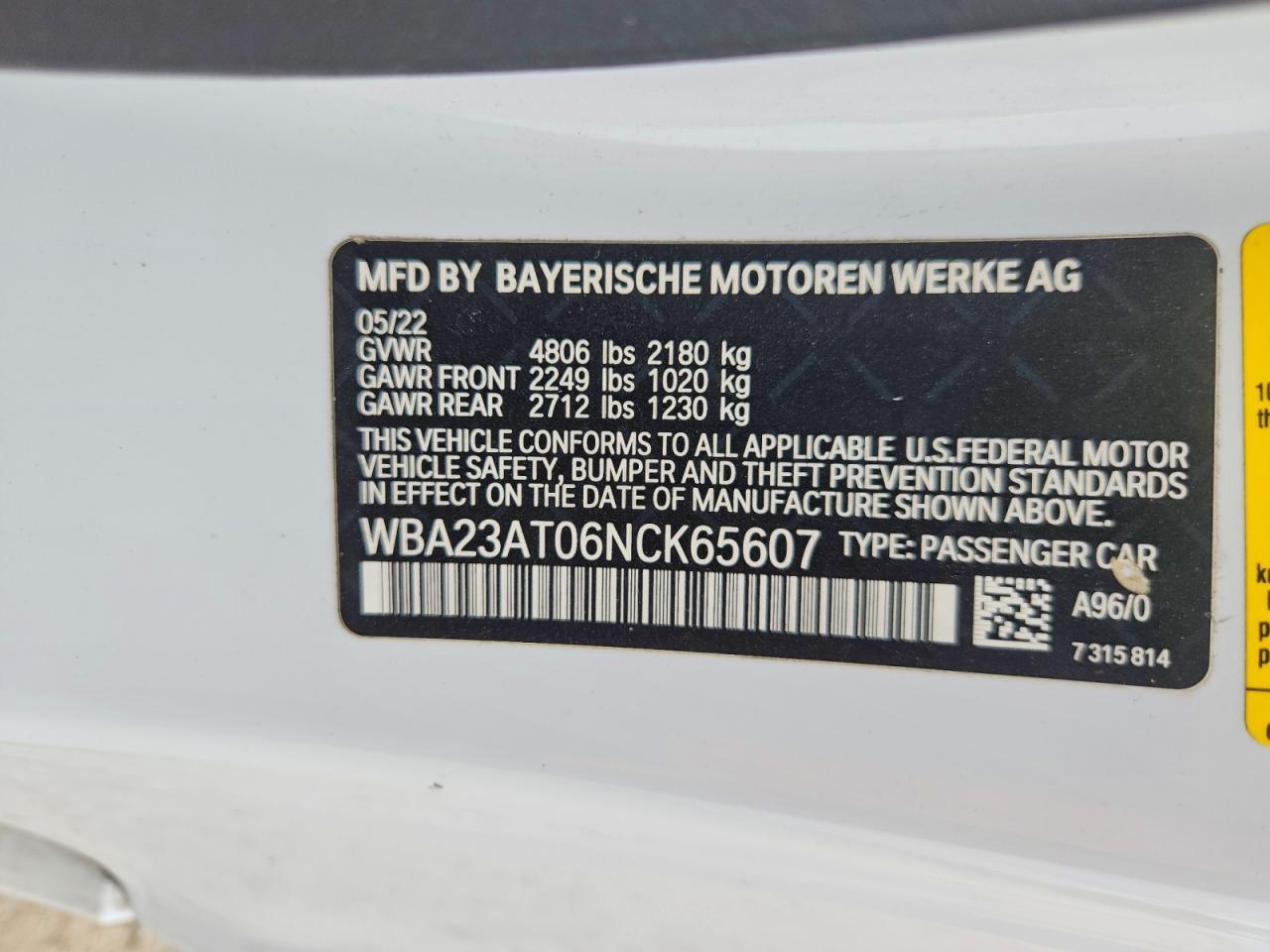2022 BMW 4 Series
