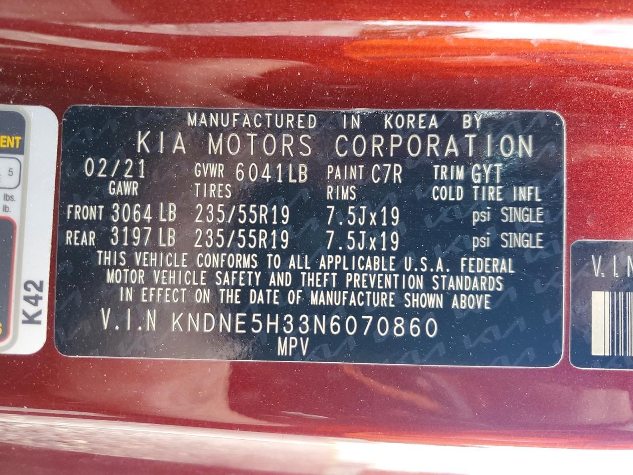 2022 KIA Carnival