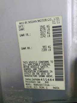 2011 NISSAN ALTIMA