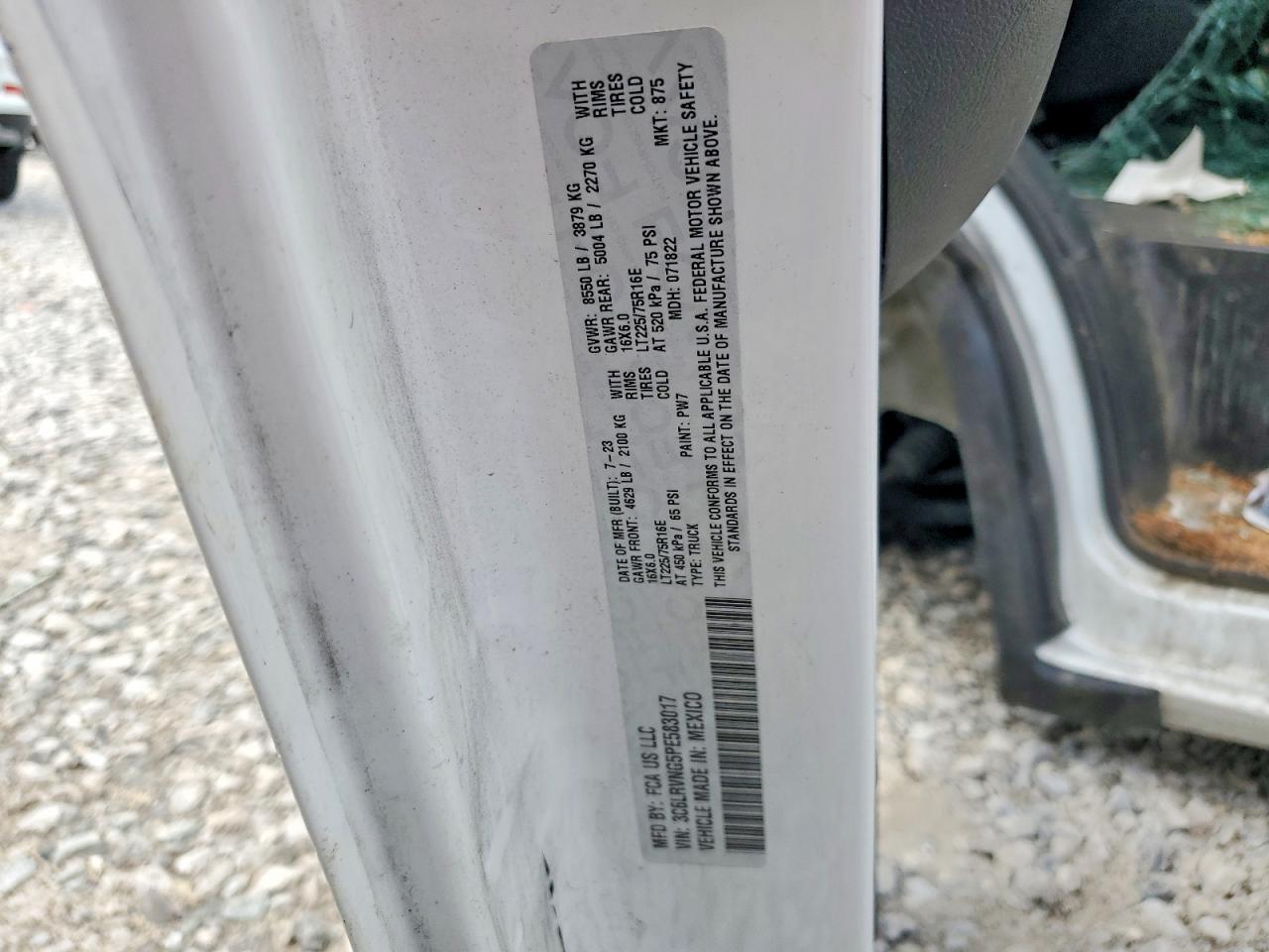 2023 RAM ProMaster 1500