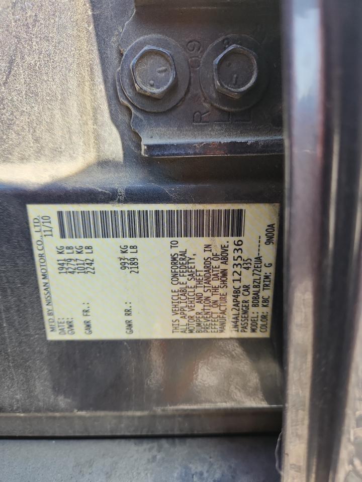2011 NISSAN ALTIMA