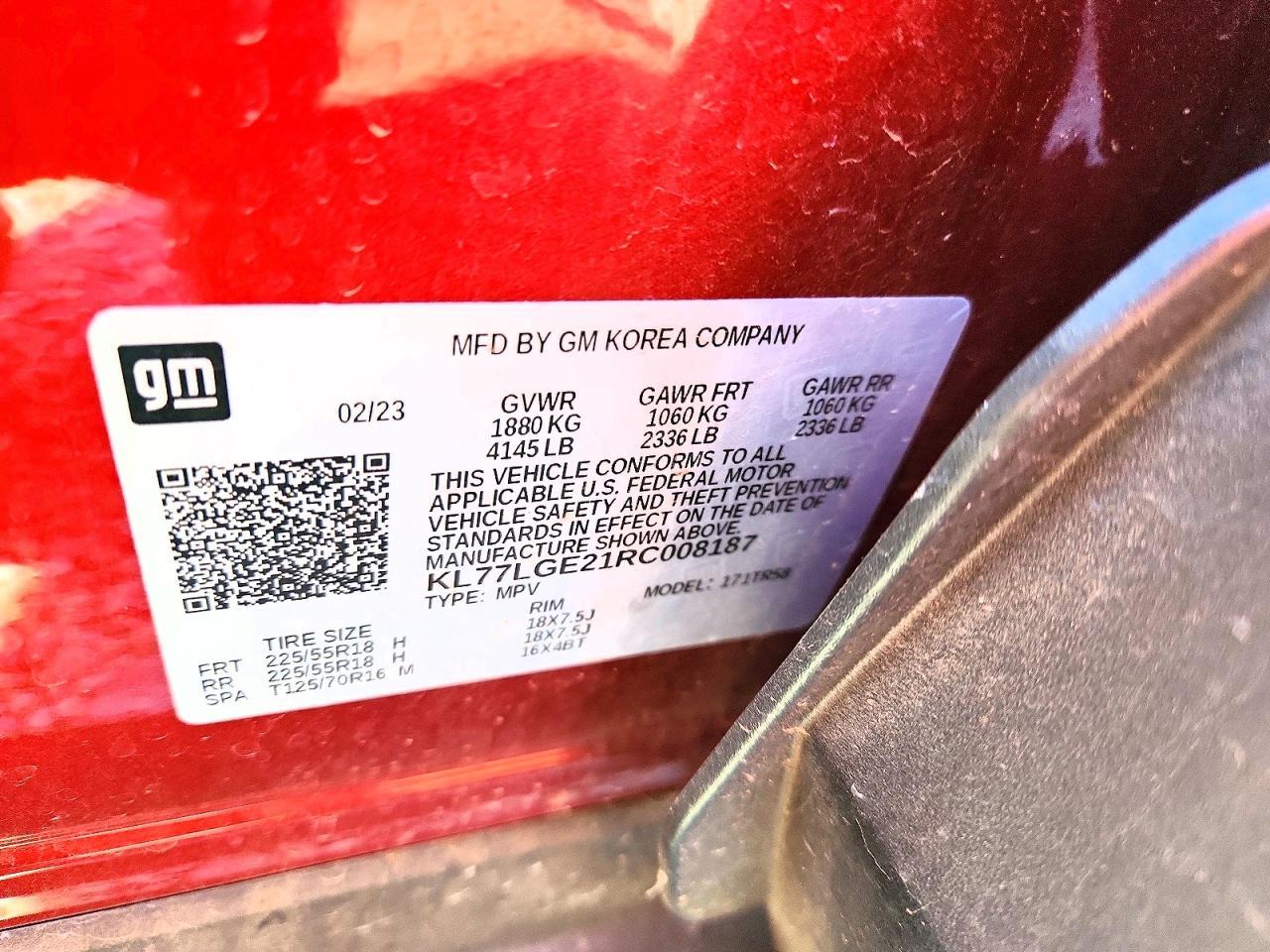 2024 CHEVROLET TRAX