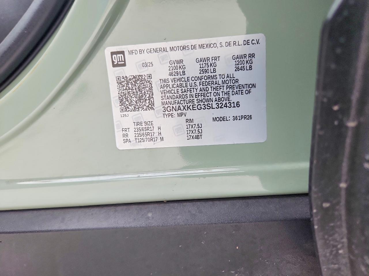 2025 CHEVROLET EQUINOX