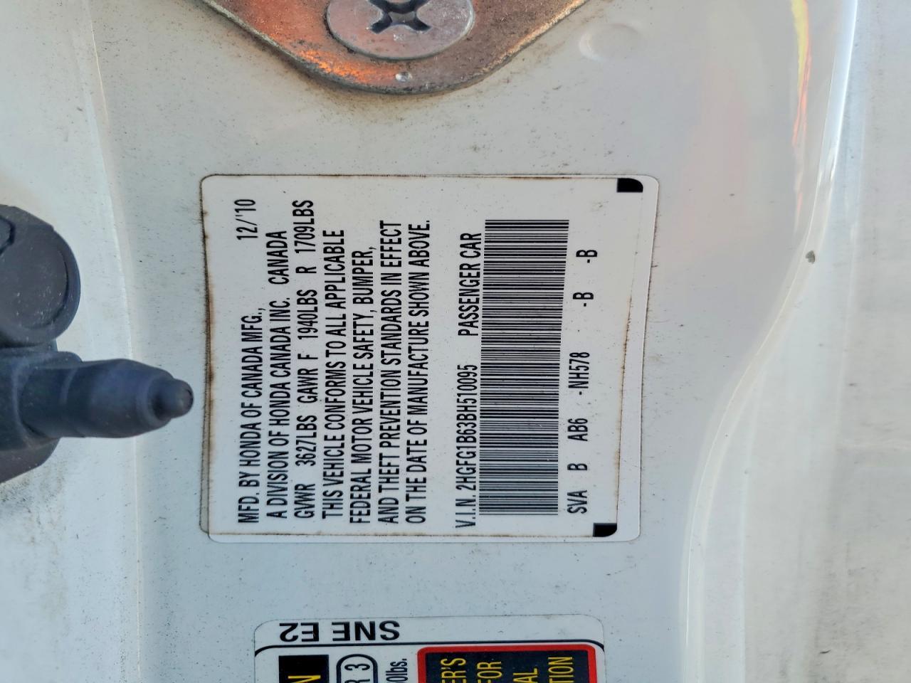 2011 HONDA CIVIC