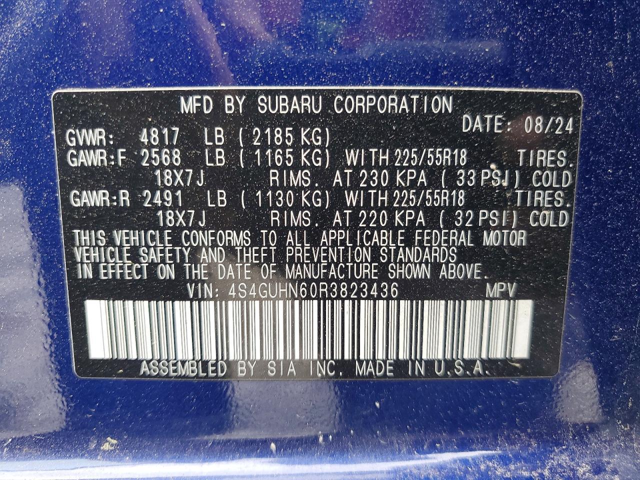 2024 SUBARU Crosstrek